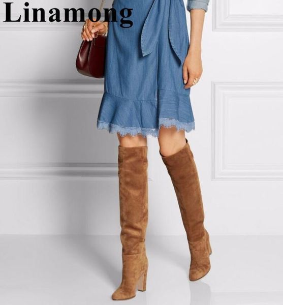 winter women brown over-the-knee boots sample fashion sqaure heel high heel round toe flack solid women shoes1, Black
winter women brown over-the-knee boots sample fashion sqaure heel high heel round toe flack solid women shoes1, Black