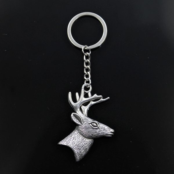 new keychain 60x43mm christmas sika deer pendants diy men car key chain ring holder keyring souvenir jewelry gift, Silver
new keychain 60x43mm christmas sika deer pendants diy men car key chain ring holder keyring souvenir jewelry gift, Silver