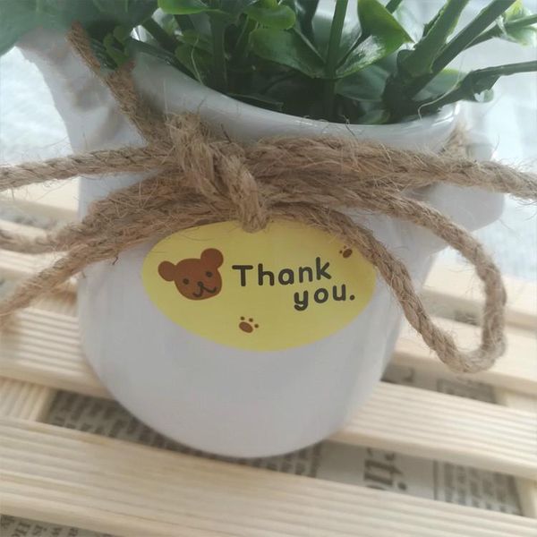 120pcs decorative stickers yellow oval bear head pattern sealing stickers label sticker diy cake candy cookie paper tags
120pcs decorative stickers yellow oval bear head pattern sealing stickers label sticker diy cake candy cookie paper tags