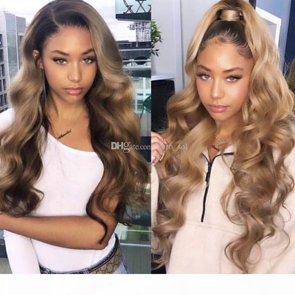 honey blonde lace front wig glueless full lace wigs human hair ombre wig black roots 1b 27 body wave brazilian virgin hair, Black;brown
honey blonde lace front wig glueless full lace wigs human hair ombre wig black roots 1b 27 body wave brazilian virgin hair, Black;brown