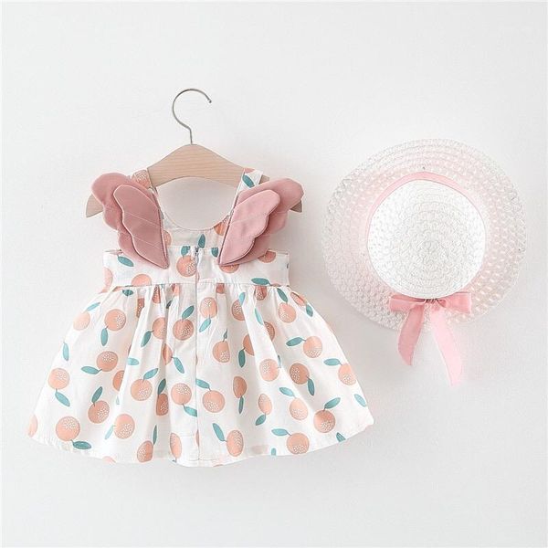 girl's dresses baby girls 2021 summer dress hat 2 piece children's clothes suits print bow birthday party princess dress1, Red;yellow
girl's dresses baby girls 2021 summer dress hat 2 piece children's clothes suits print bow birthday party princess dress1, Red;yellow