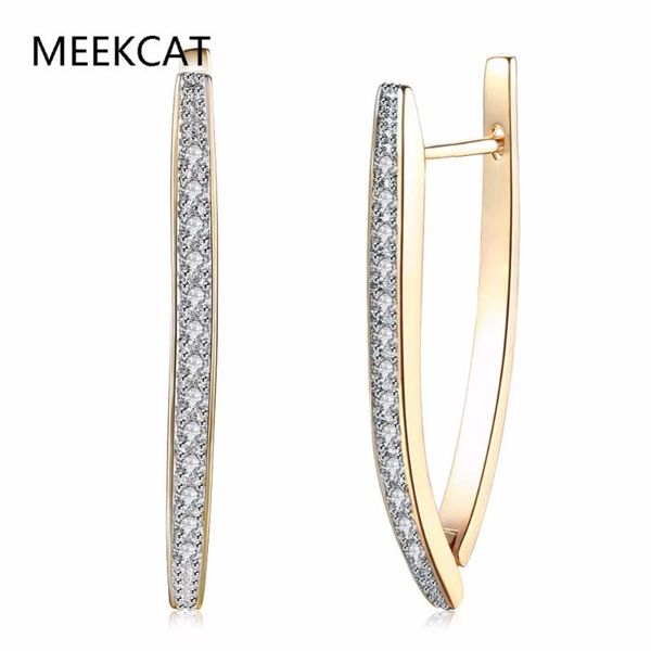 meekcat 925 стерлингового серебра / 18k золотая / розовая золотая геометрия циркония шарм серьги для женщин ювелирные изделия мода свадьба п, Golden;silver 
meekcat 925 стерлингового серебра / 18k золотая / розовая золотая геометрия циркония шарм серьги для женщин ювелирные изделия мода свадьба п, Golden;silver