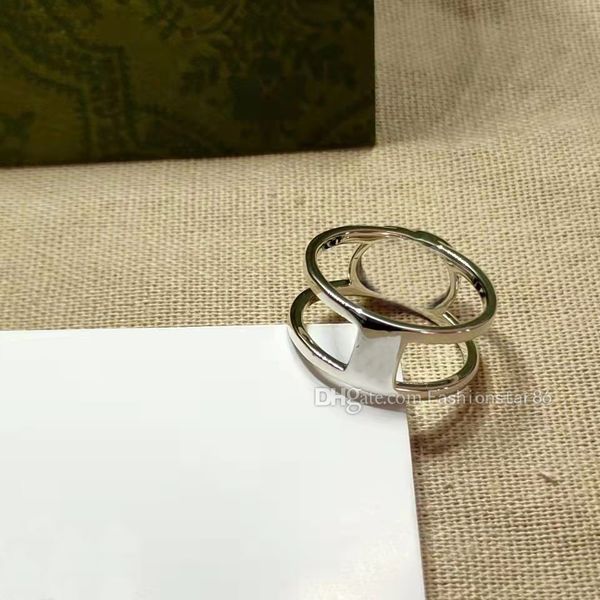 ring designer luxury rings for women bilateral hollow g jewelry men's titanium steel alloy silver party couple gift box
ring designer luxury rings for women bilateral hollow g jewelry men's titanium steel alloy silver party couple gift box