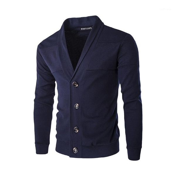 2019 men's v-neck button knitted cardigan autumn winter warm slim fit jacket coat casual pure color lapel outwear coats yl51, Black;brown
2019 men's v-neck button knitted cardigan autumn winter warm slim fit jacket coat casual pure color lapel outwear coats yl51, Black;brown