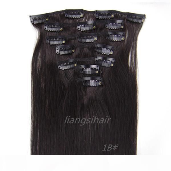 brazilian human hair extensions grade 7a straight clip in hair bundles 1b# natural black 15" 18" " 22" 70g i, Black;brown
brazilian human hair extensions grade 7a straight clip in hair bundles 1b# natural black 15" 18" " 22" 70g i, Black;brown
