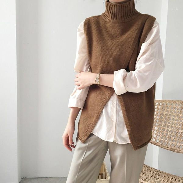 2019 new women korea solid coltrui depth point vest mandarin kraag slit mouwlless casual herfst winter trui vest1, Black;white
2019 new women korea solid coltrui depth point vest mandarin kraag slit mouwlless casual herfst winter trui vest1, Black;white