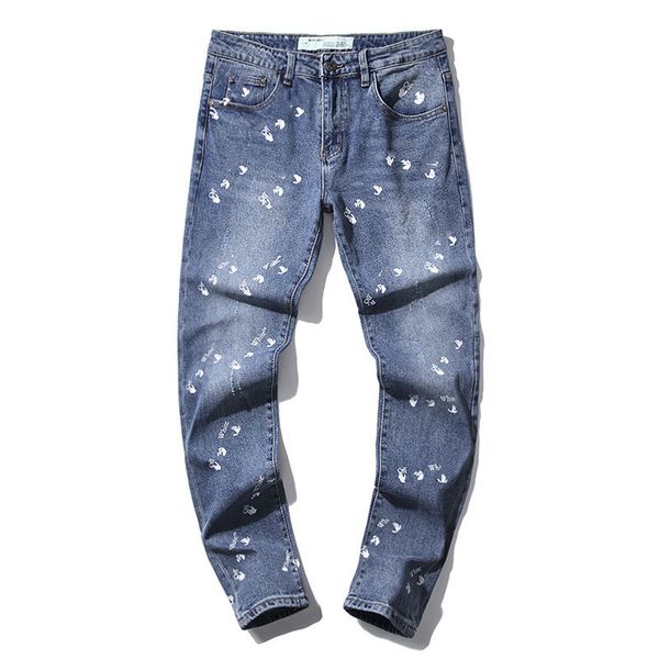 elastic jeans official new style men women designer brand luxury black white off the shoulder white men's and women's leisure fash, Blue
elastic jeans official new style men women designer brand luxury black white off the shoulder white men's and women's leisure fash, Blue
