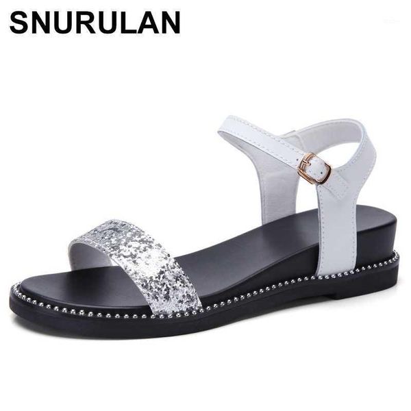 snurulan women sandals shoes summer women flat sandals bling glitter silver fashion breathable casual elegant ladies1, Black
snurulan women sandals shoes summer women flat sandals bling glitter silver fashion breathable casual elegant ladies1, Black