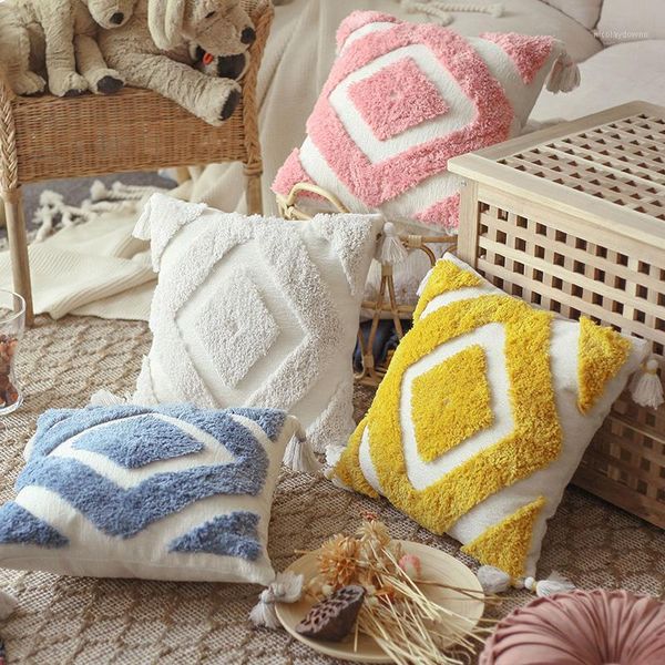 cushion/decorative pillow cushion cover 45x45cm moroccan style tuft tassels handmade decoration diamond ivory pink blue yellow for sofa bed1
cushion/decorative pillow cushion cover 45x45cm moroccan style tuft tassels handmade decoration diamond ivory pink blue yellow for sofa bed1