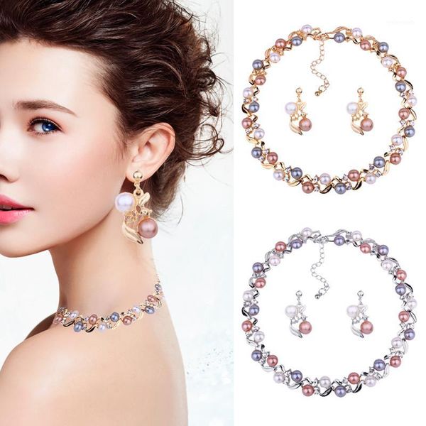 earrings & necklace pearl earring set women elegant adjustable chain necklaces eardrop fashion gold silver color wedding party jewelry set1
earrings & necklace pearl earring set women elegant adjustable chain necklaces eardrop fashion gold silver color wedding party jewelry set1