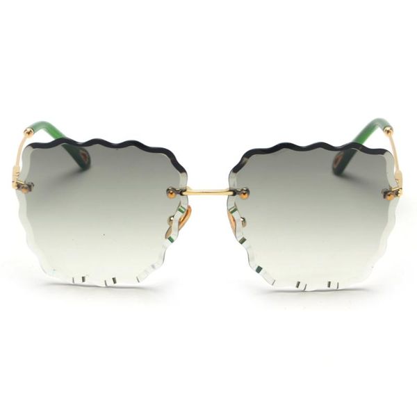 sunglasses women rimless female 2021 fashion style brown green big square sun glasses for ladies accessories uv400, White;black
sunglasses women rimless female 2021 fashion style brown green big square sun glasses for ladies accessories uv400, White;black