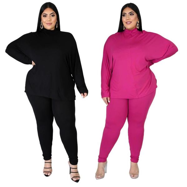 women's tracksuits plus size clothes l-5xl 2 piece set women turtleneck high stretch fitness outfit home wear matching wholesale dropsh, Gray
women's tracksuits plus size clothes l-5xl 2 piece set women turtleneck high stretch fitness outfit home wear matching wholesale dropsh, Gray