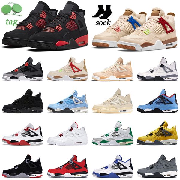 red thunder 4 4s mens basketball shoes black cat military university blue infrared cactus jack men womens trainers sports sneakers
red thunder 4 4s mens basketball shoes black cat military university blue infrared cactus jack men womens trainers sports sneakers