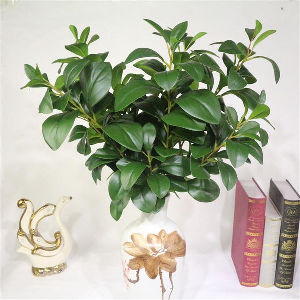 decorative flowers & wreaths 3 stems artificial plastic plant fake grass greenery green leaves for living room garden wall wedding tabel dec
decorative flowers & wreaths 3 stems artificial plastic plant fake grass greenery green leaves for living room garden wall wedding tabel dec