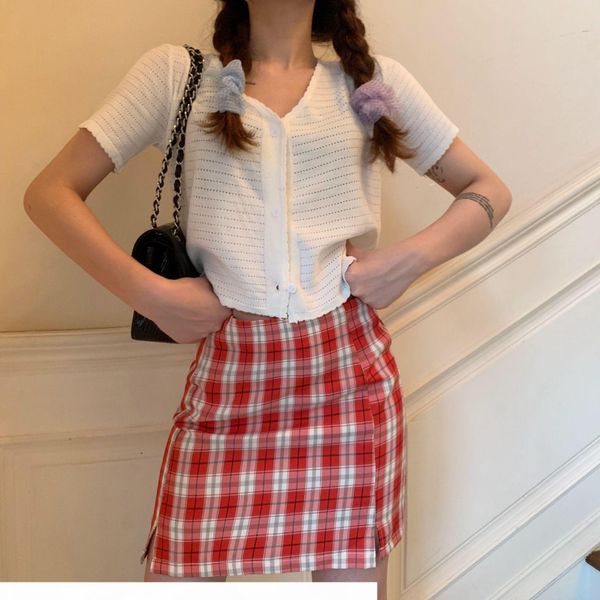 qualitykorean colored plaid skirt women 2020 student chic short skirts fashion mini skirts spring summer female skirts, Red;black
qualitykorean colored plaid skirt women 2020 student chic short skirts fashion mini skirts spring summer female skirts, Red;black