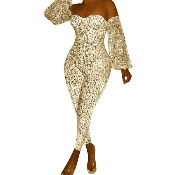 sliver sequin jumpsuit women strapless off shoulder skinny sparkly rompers glitter christmas club party overalls macacao y200422, Black;white
sliver sequin jumpsuit women strapless off shoulder skinny sparkly rompers glitter christmas club party overalls macacao y200422, Black;white