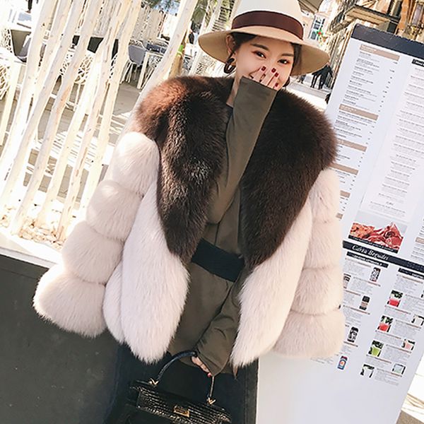 winter new artificial fur coat fashion patchwork color streetwear thicken warm outerwear ladies elegant plush v-neck jacket kg-123, Black
winter new artificial fur coat fashion patchwork color streetwear thicken warm outerwear ladies elegant plush v-neck jacket kg-123, Black