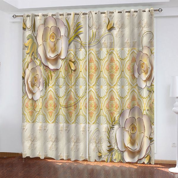 Modern Home Decoration Living Room Curtains 3d relief flower curtains 3d stereoscopic Drapes Cortinas
Modern Home Decoration Living Room Curtains 3d relief flower curtains 3d stereoscopic Drapes Cortinas