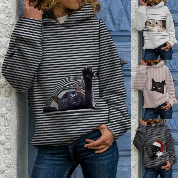 women 3d animal printed sweaters pullover long sleeve plus size o neck loose ruffle women pullover sweaters, White;black
women 3d animal printed sweaters pullover long sleeve plus size o neck loose ruffle women pullover sweaters, White;black