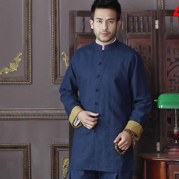 men's jackets navy blue&gold chinese traditional two-side cotton linen wu shu clothing coats m xl xxl 3xl, Black;brown
men's jackets navy blue&gold chinese traditional two-side cotton linen wu shu clothing coats m xl xxl 3xl, Black;brown