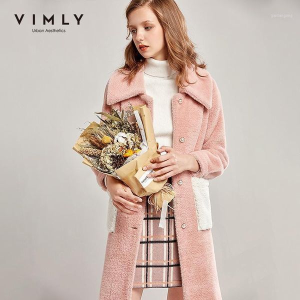 vimly faux fur coat women winter elegant turn down collar single breasted thick warm jackets female overcoat 301781, Black
vimly faux fur coat women winter elegant turn down collar single breasted thick warm jackets female overcoat 301781, Black