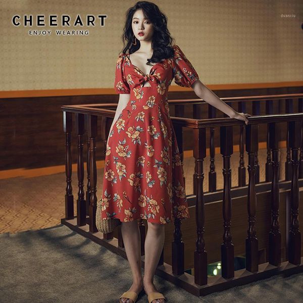cheerart vintage summer beach dress deep v neck chiffon floral backless dress women tunic bow tie red sundress 20201, Black;gray
cheerart vintage summer beach dress deep v neck chiffon floral backless dress women tunic bow tie red sundress 20201, Black;gray