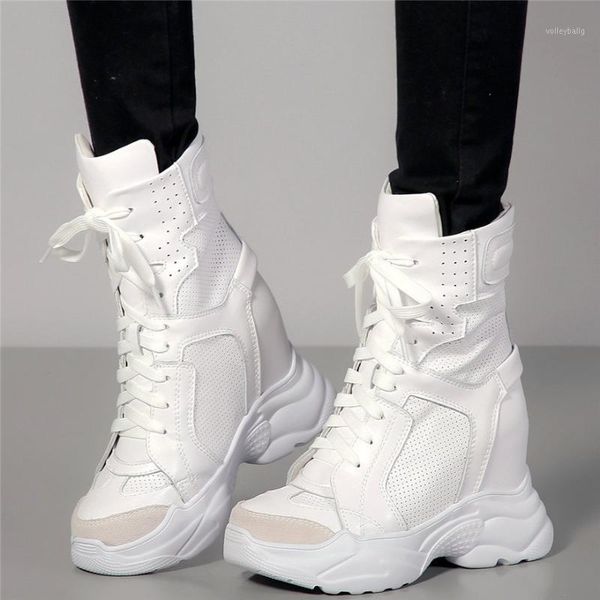 women lace up genuine leather hidden wedges high heel ankle boots female high breathable party pumps shoes fashion sneakers1, Black
women lace up genuine leather hidden wedges high heel ankle boots female high breathable party pumps shoes fashion sneakers1, Black