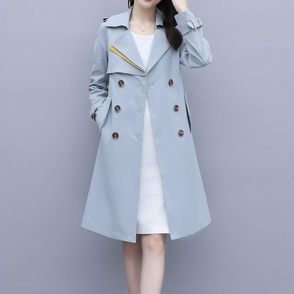 autumn lean 2021 female new arrival double breasted trench coat solid office 1 klh6, Tan;black
autumn lean 2021 female new arrival double breasted trench coat solid office 1 klh6, Tan;black