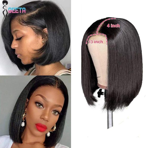 bob lace front wigs bob wig lace frontal wig 13x4 straight front human hair wigs preplucked bleached knots closure, Black;brown
bob lace front wigs bob wig lace frontal wig 13x4 straight front human hair wigs preplucked bleached knots closure, Black;brown