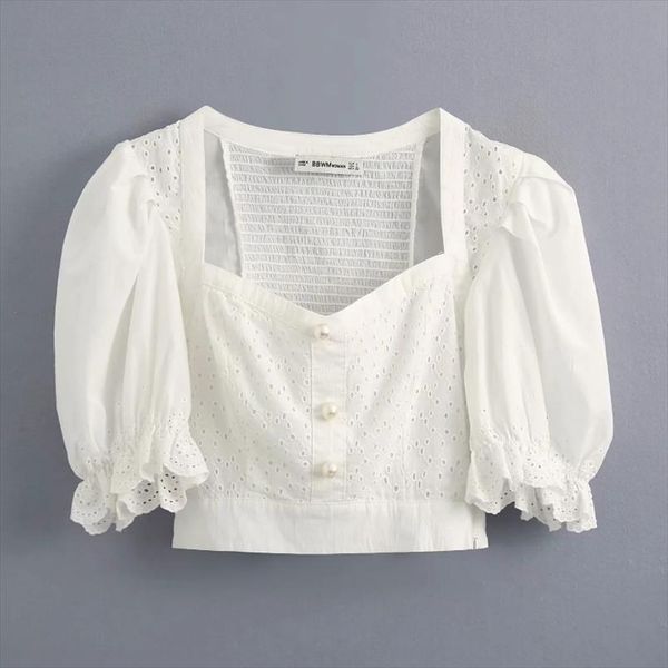 new 2020 women hollow out lace embroidery patchwork casual slim white blouse ladies back elastic shirts chic blusas
new 2020 women hollow out lace embroidery patchwork casual slim white blouse ladies back elastic shirts chic blusas