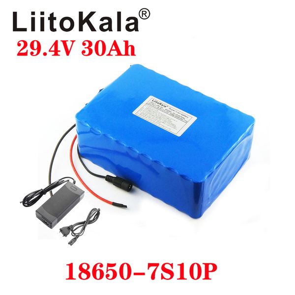 liitokala 29.4v 30ah 18650 3000 мач 7s10p 24v электрический велосипедный батареи велосипеда 7s 250w 350w 24v 30ah литий 18650 аккумулятор
liitokala 29.4v 30ah 18650 3000 мач 7s10p 24v электрический велосипедный батареи велосипеда 7s 250w 350w 24v 30ah литий 18650 аккумулятор