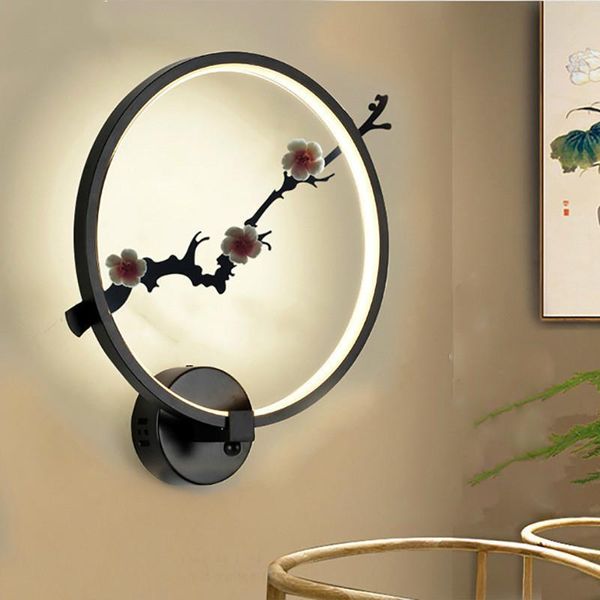 wall lamp personality led round plum blossom chinese style el bedroom bedside aisle corridor decoration
wall lamp personality led round plum blossom chinese style el bedroom bedside aisle corridor decoration