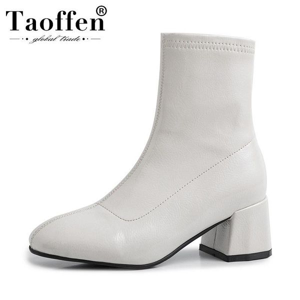 taoffen real leather women retro ankle boots zipper chunky heel casual daily work boots footwear size 33-40, Black
taoffen real leather women retro ankle boots zipper chunky heel casual daily work boots footwear size 33-40, Black