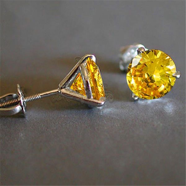 luxury female 6/7/8mm yellow z earrings real 925 sterling silver earrings for women small screw stud, Golden;silver
luxury female 6/7/8mm yellow z earrings real 925 sterling silver earrings for women small screw stud, Golden;silver