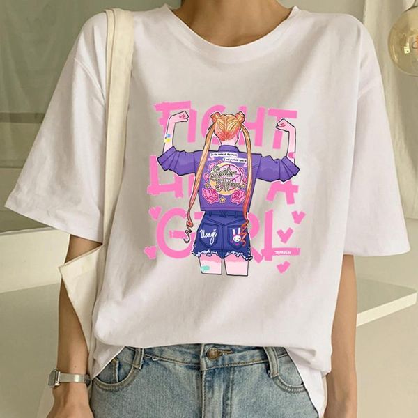 punk style summer women clothes kawaii sailor moon t-shirt women ullzang korean style cute t-shirt 90s aesthetic tshirt, White
punk style summer women clothes kawaii sailor moon t-shirt women ullzang korean style cute t-shirt 90s aesthetic tshirt, White