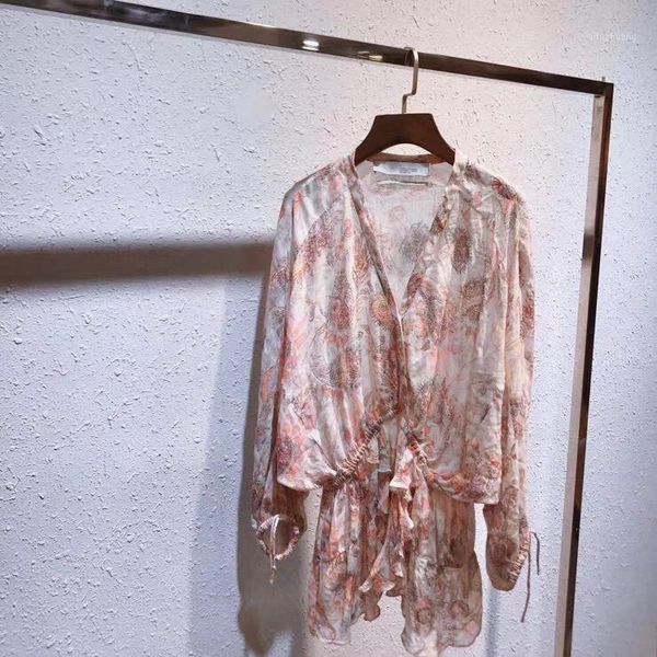 romantic holiday style floral print women shirt v-neck long sleeve temperament lady long shirt1, White
romantic holiday style floral print women shirt v-neck long sleeve temperament lady long shirt1, White