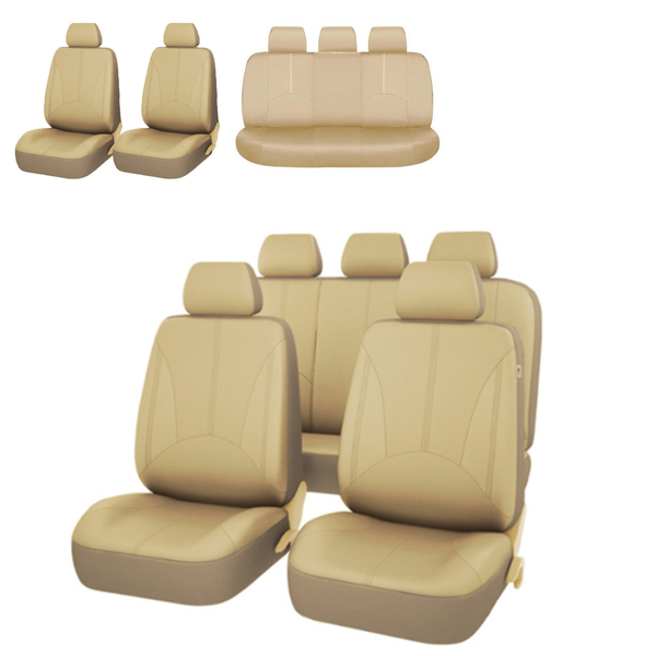 wholesale-5-seats car seat cover pu leather protector universal full set beige accessories
wholesale-5-seats car seat cover pu leather protector universal full set beige accessories