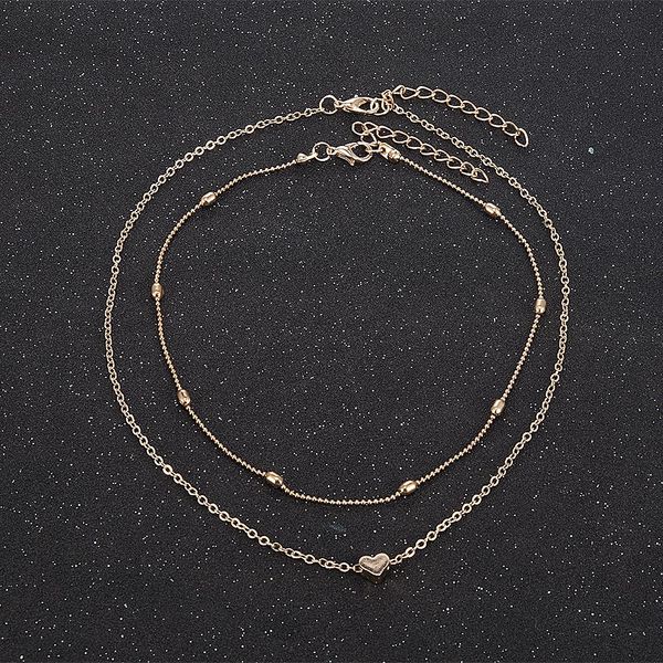 simple double layers chain heart pendant necklace choker women jewelry women daily accessaries simple double wmtwhy, Silver
simple double layers chain heart pendant necklace choker women jewelry women daily accessaries simple double wmtwhy, Silver