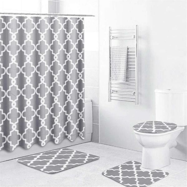 shower curtains geometric curtain sets with non-slip bathroom rug,toilet lid cover,bath mat,durable waterproof bath for bathtub
shower curtains geometric curtain sets with non-slip bathroom rug,toilet lid cover,bath mat,durable waterproof bath for bathtub
