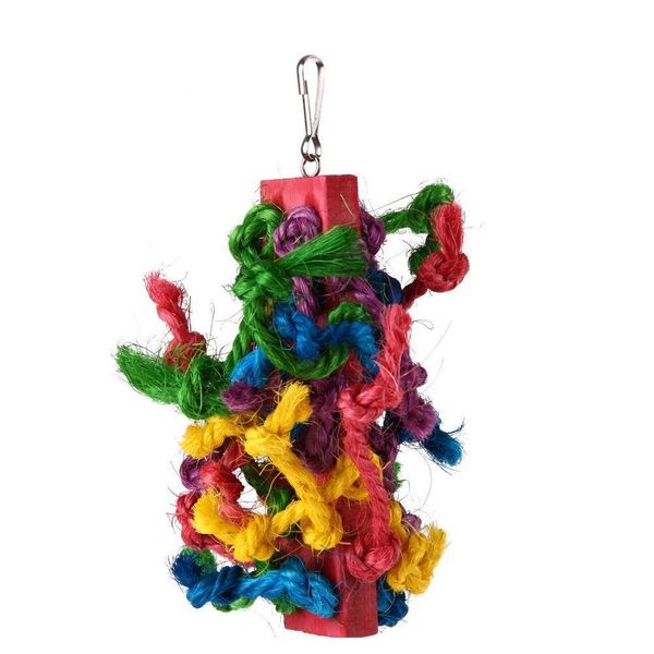 colorful sisal parrots toys bird cotton rope chewing climbing toy for parrots cockatiel birds fu qyluhg packing2010
colorful sisal parrots toys bird cotton rope chewing climbing toy for parrots cockatiel birds fu qyluhg packing2010