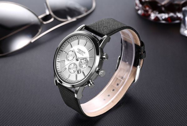 heap quartz watches chronos mens sport wristwatches military date casual leather quartz watches male large round analog watch clock orolo, Silver
heap quartz watches chronos mens sport wristwatches military date casual leather quartz watches male large round analog watch clock orolo, Silver