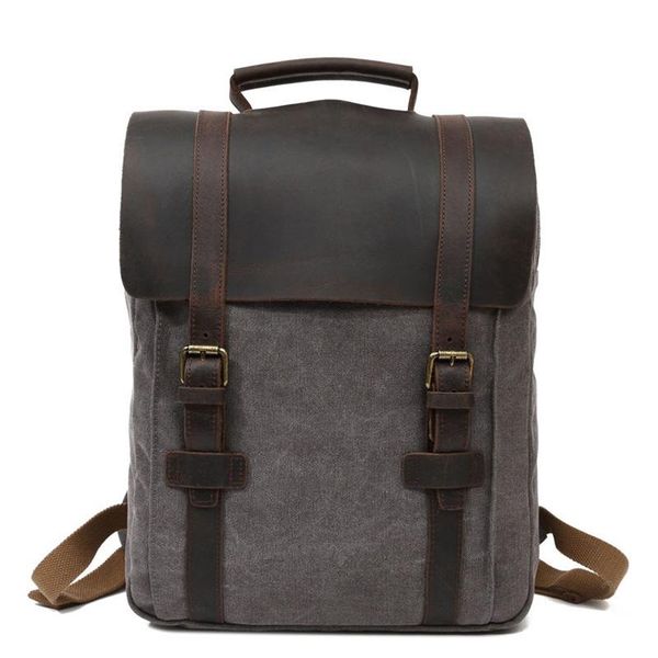 backpack men vintage crazy horse leather school shoulder male for teenagers back pack travel canvas mochilas
backpack men vintage crazy horse leather school shoulder male for teenagers back pack travel canvas mochilas
