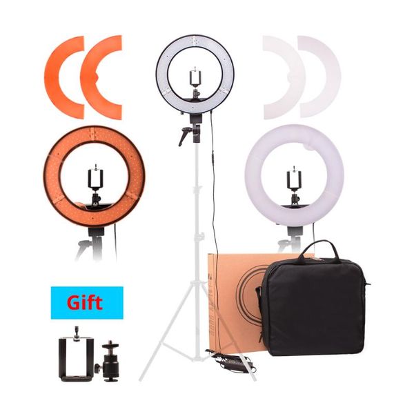 12" inch black 35w 240pc dimmable p video led ring light with warm cold led for home youtube film studio setup makeup living
12" inch black 35w 240pc dimmable p video led ring light with warm cold led for home youtube film studio setup makeup living