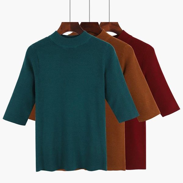 spring autumn women sweater half sleeves v neck o neck slim jumper knitted soft female pullover sweater drop shipping, White;black
spring autumn women sweater half sleeves v neck o neck slim jumper knitted soft female pullover sweater drop shipping, White;black