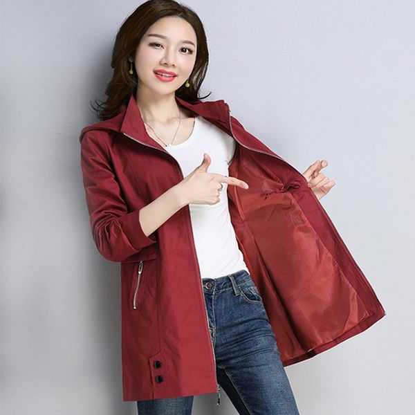 2020 casual loose spring autumn trench coat womens windbreakers solid hooded plus size coats female long slim windbreaker lp382, Tan;black
2020 casual loose spring autumn trench coat womens windbreakers solid hooded plus size coats female long slim windbreaker lp382, Tan;black
