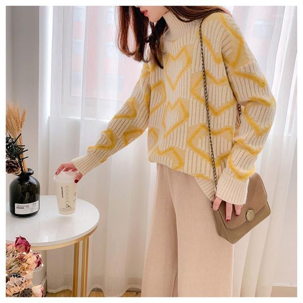 women's sweaters spring winter women long sleeve knit pullover and half turtleneck sweet heart jumpers loose jumper female1, White;black
women's sweaters spring winter women long sleeve knit pullover and half turtleneck sweet heart jumpers loose jumper female1, White;black