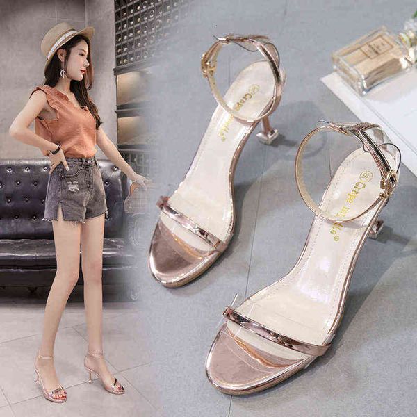 dress shoes fairy high s middle 2022 summer frh cat transparent herringbone belt thin heel girl sandals, Black
dress shoes fairy high s middle 2022 summer frh cat transparent herringbone belt thin heel girl sandals, Black