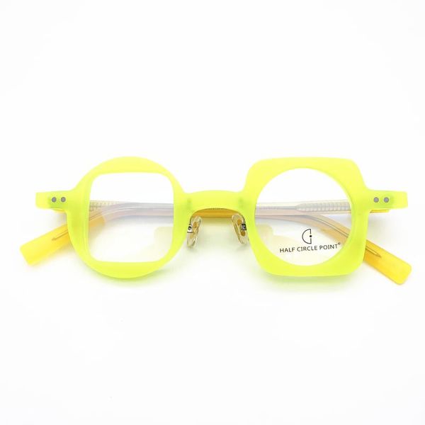 fashion sunglasses frames belight optical fancy vintage retro maacetate irregular shape round with square design spectacle frame precription, Black
fashion sunglasses frames belight optical fancy vintage retro maacetate irregular shape round with square design spectacle frame precription, Black