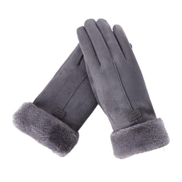 new winter women' suede warm cashmere finger gloves mittens double thick plush wrist women touch screen driving gloves, Blue;gray
new winter women' suede warm cashmere finger gloves mittens double thick plush wrist women touch screen driving gloves, Blue;gray