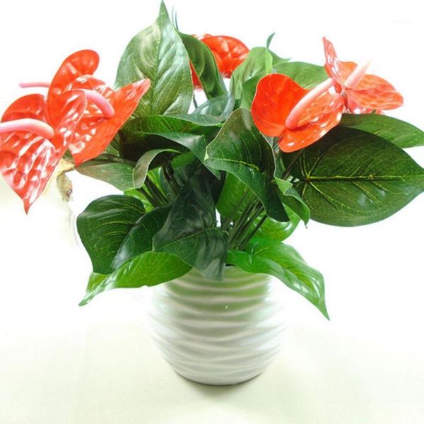 decorative flowers & wreaths 2 szies 12/18 head artificial anthurium potted indoor green plants balcony office deskbonsai1
decorative flowers & wreaths 2 szies 12/18 head artificial anthurium potted indoor green plants balcony office deskbonsai1